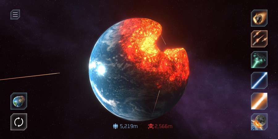 Download the latest version of Earth Destruction Simulator