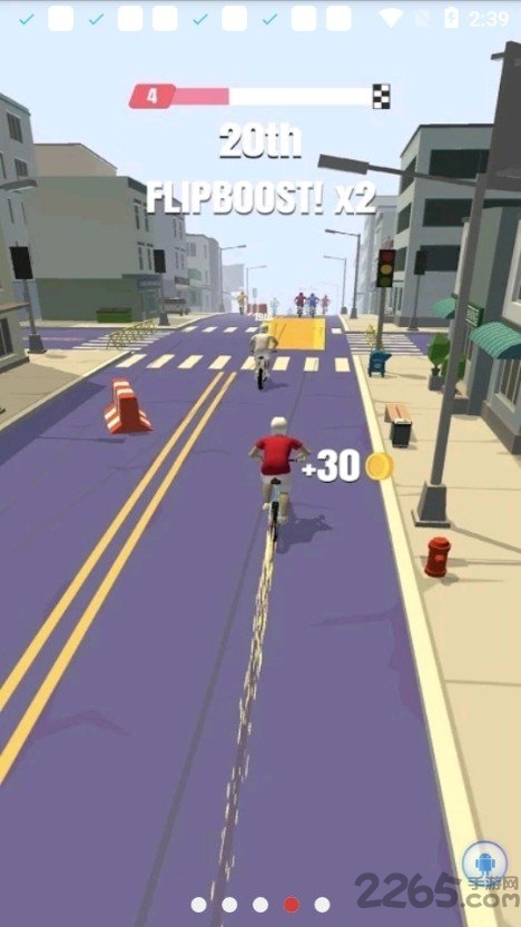 Duck Rush Bike Game Installation