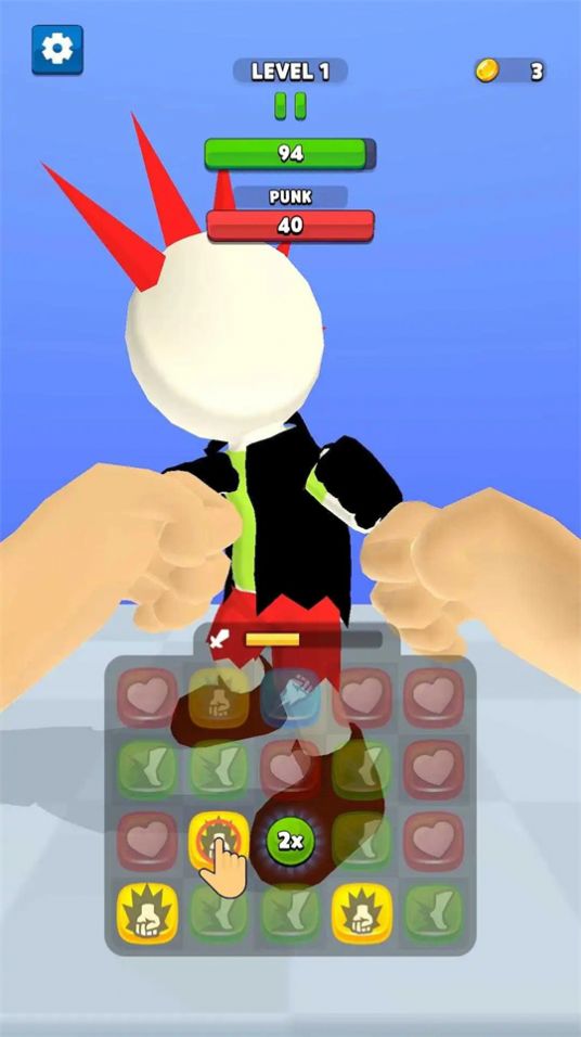 Match Them Puzzle Fighter-Spielinstallation