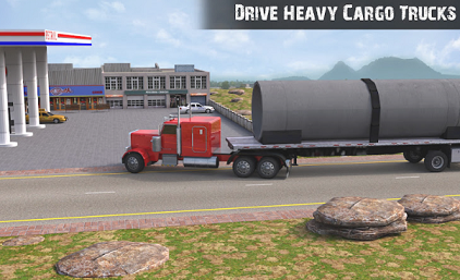 American Cargo Truck Driving Game