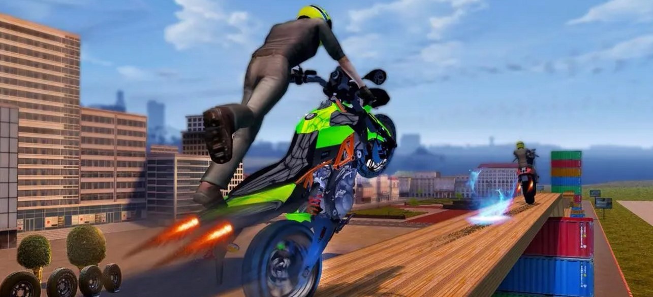 Motorcycle Stunts Mobile Game