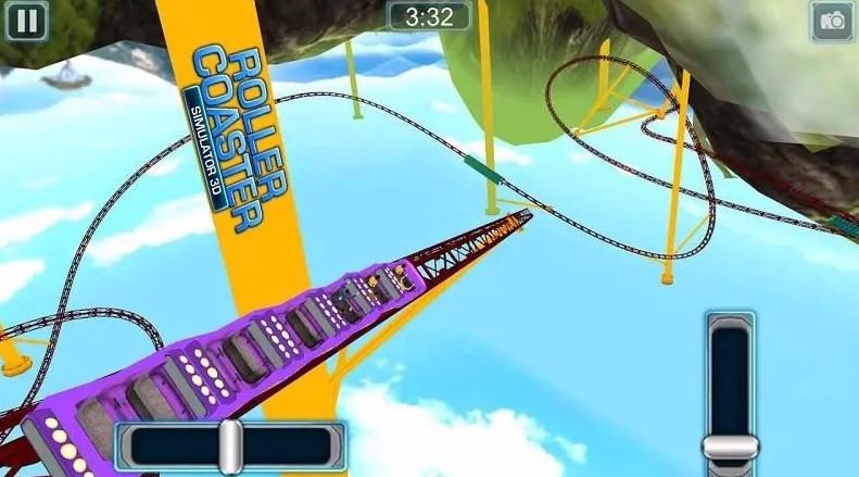 Roller coaster mobile game