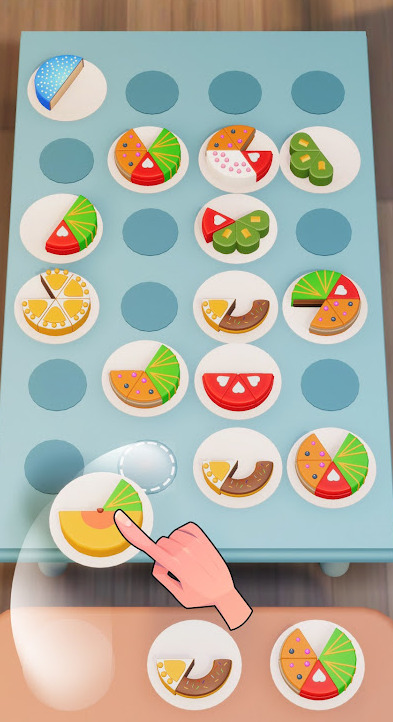 Cake Sorting Puzzle 3D Game