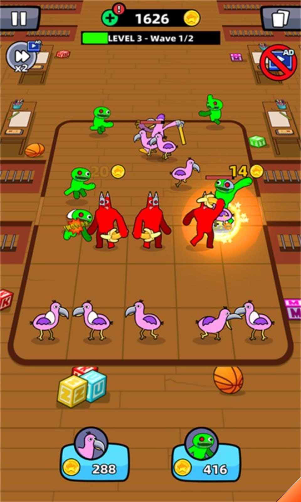 Monster Merge Banban Garden-Spiel