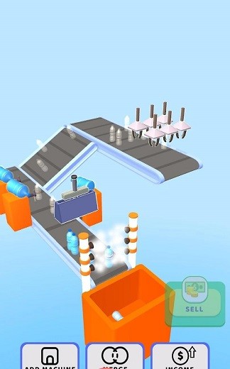 Idle filling factory game