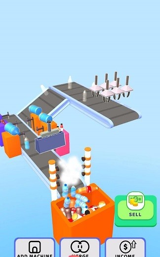 Idle filling factory game