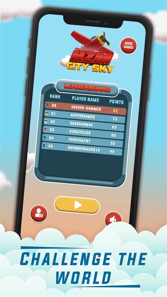 HZM City Sky Games