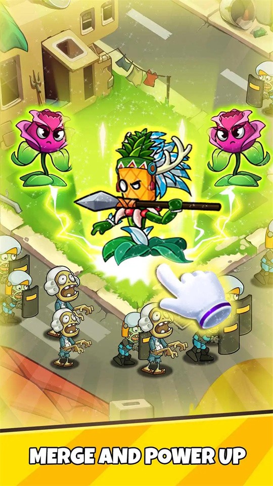 Juego de defensa de plantas de granja zombie