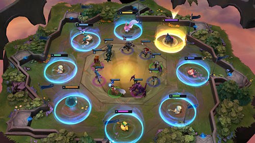 Chinese version of Teamfight Tactics mobile game