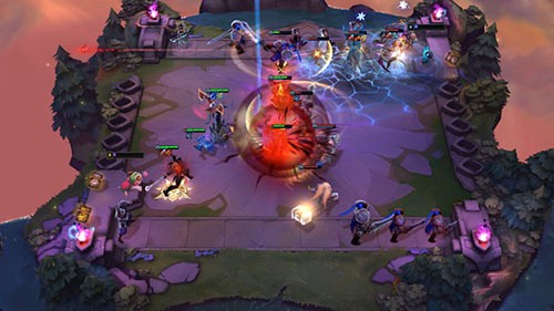 Chinese version of Teamfight Tactics mobile game