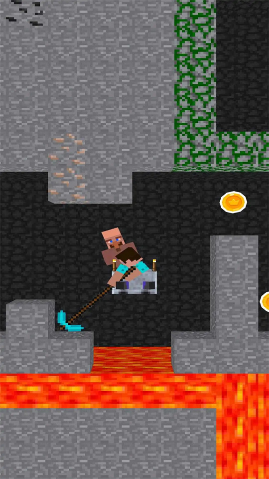 Mine climbing game