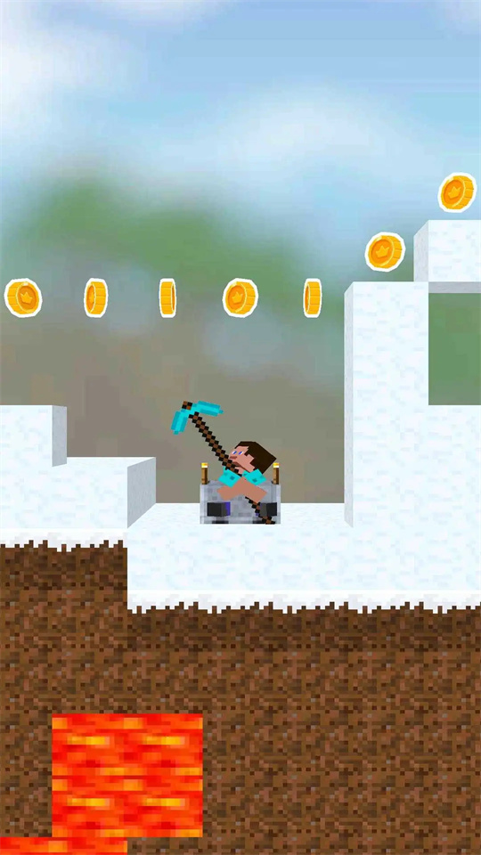 Mine climbing game