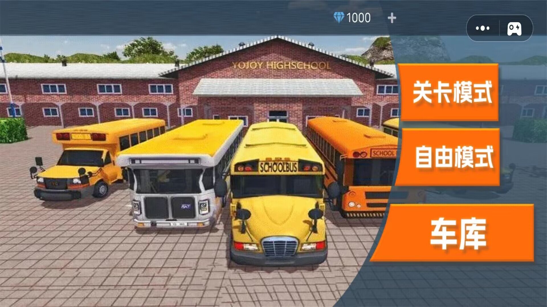 Juego de simulación de conducción de autobús escolar