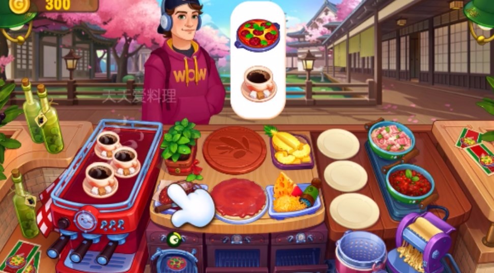 Cooking mobile game