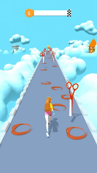 Crazy long hair game Android version