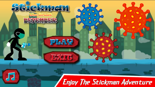 Game Stickman vs. Bakteri Versi Android