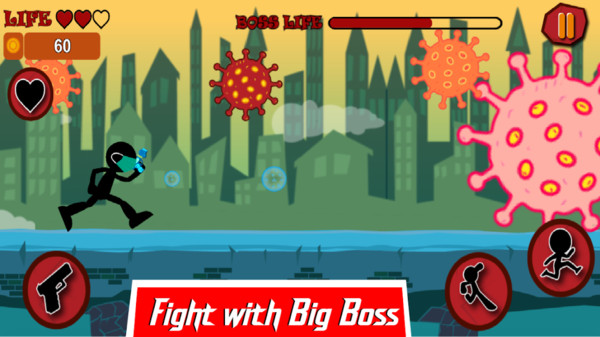 Game Stickman vs. Bakteri Versi Android