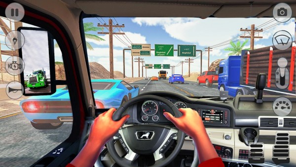 Truck driving game for android