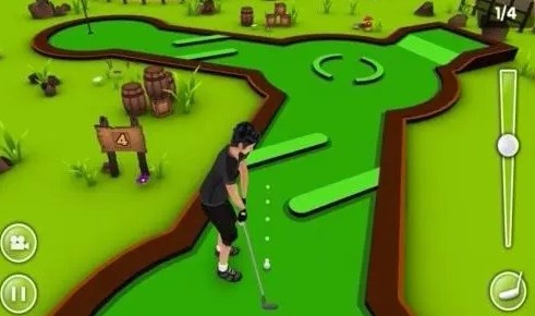 Golf mobile game