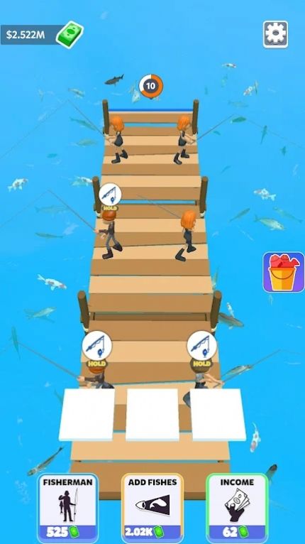 Merge Fisherman Game