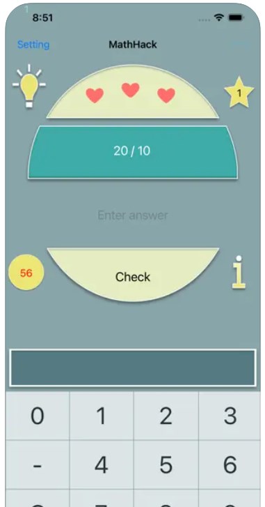 MathHack app