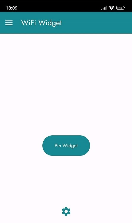 Aplicativo Widget Wi-Fi