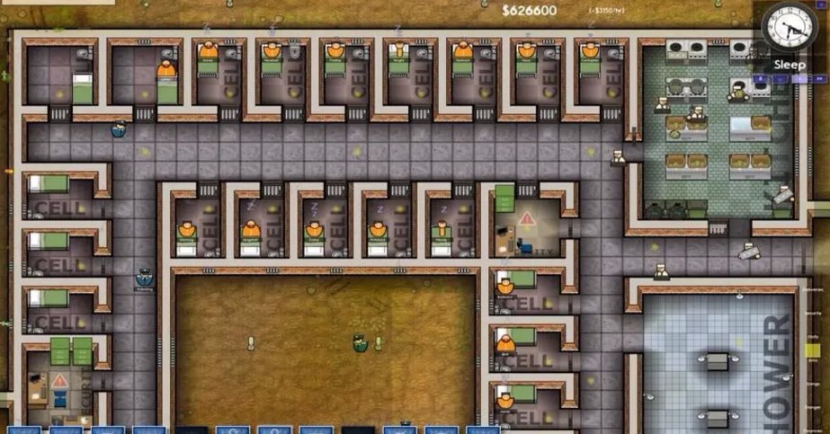 Prison mobile game