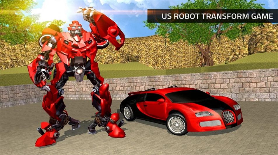 Robot car driving game