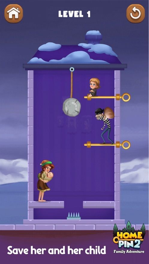 Pin Home 2 Juego de aventuras familiares