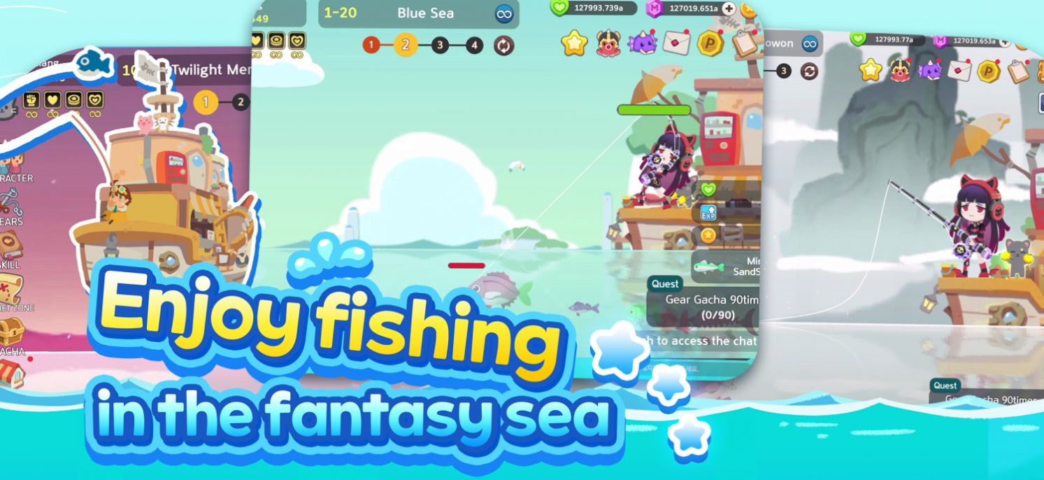 Idle Fishing Fantasy Sea Game