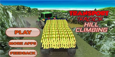 Transport tractor hill climbing