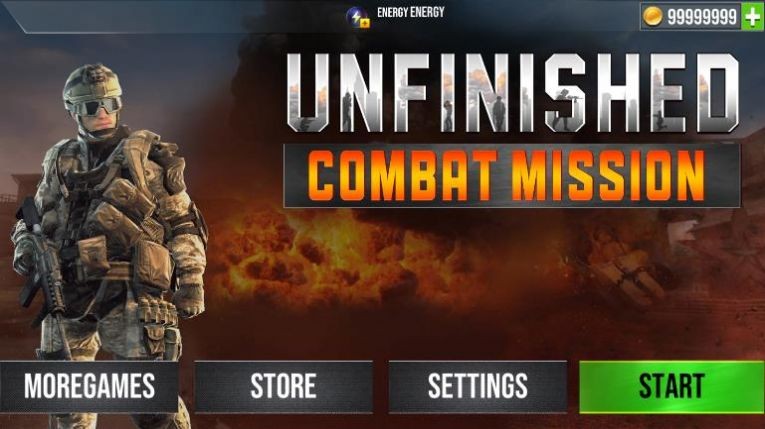 Unfinished combat mission game