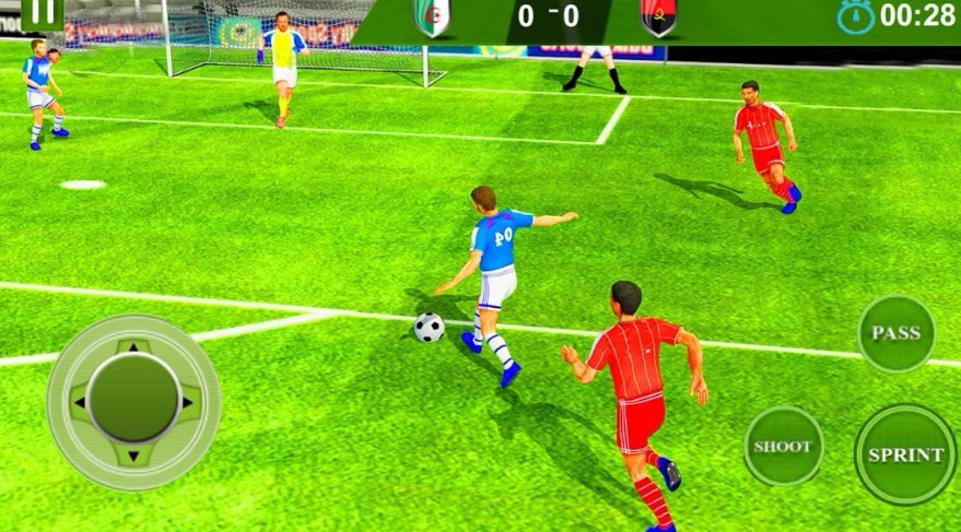 Multiplayer sports mobile game