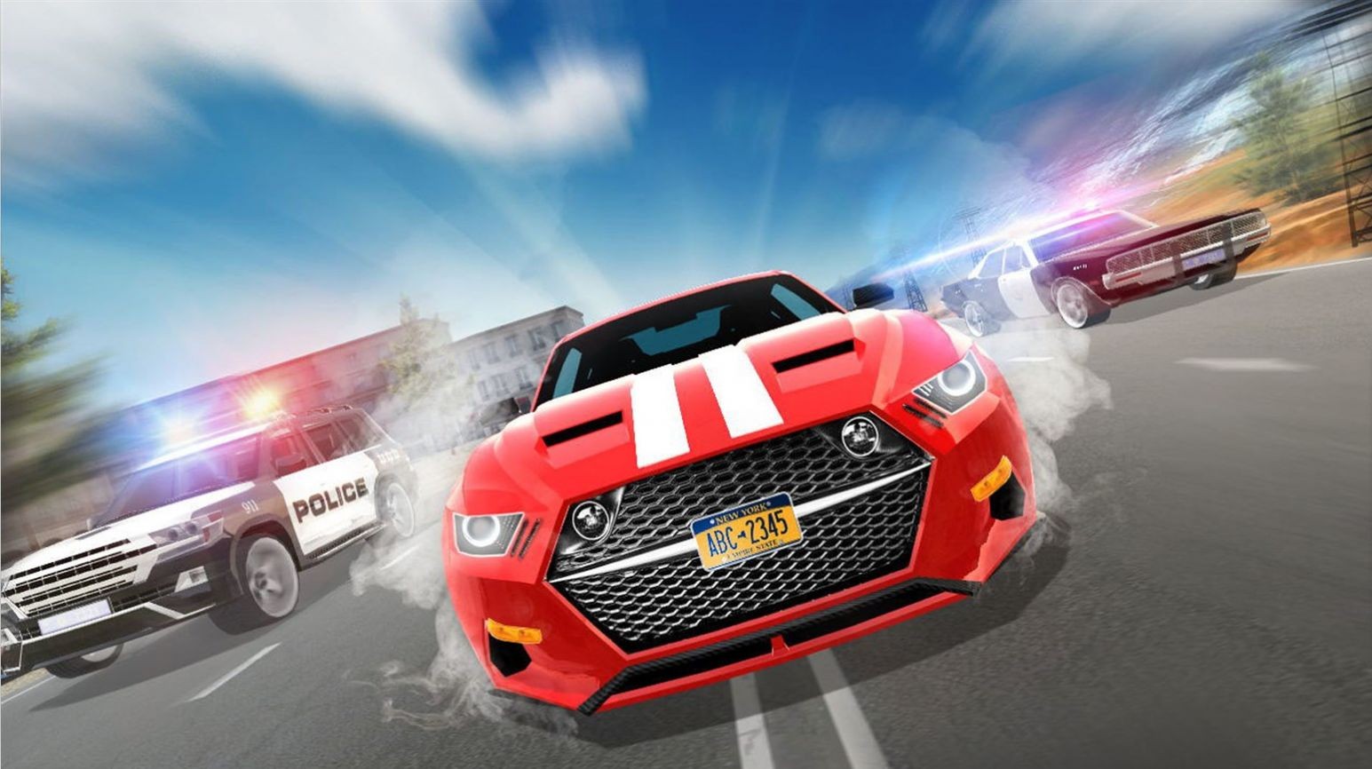 National speed driving game