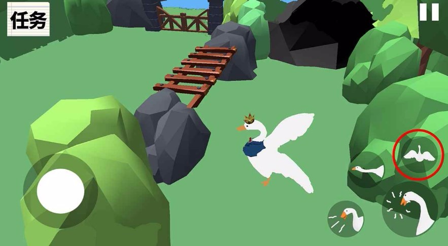 Mobile game that simulates mini-games