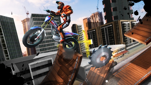 Motocross-Raserei-Spiel