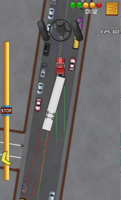 My truck driving simulation game