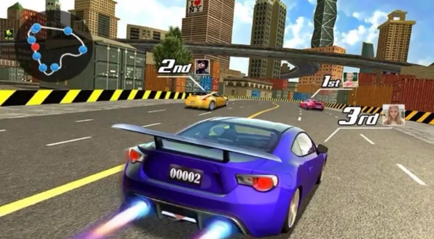 Drag racing game