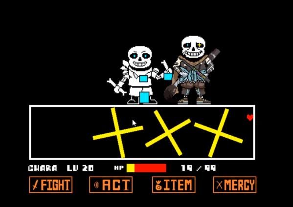 ink sans fight