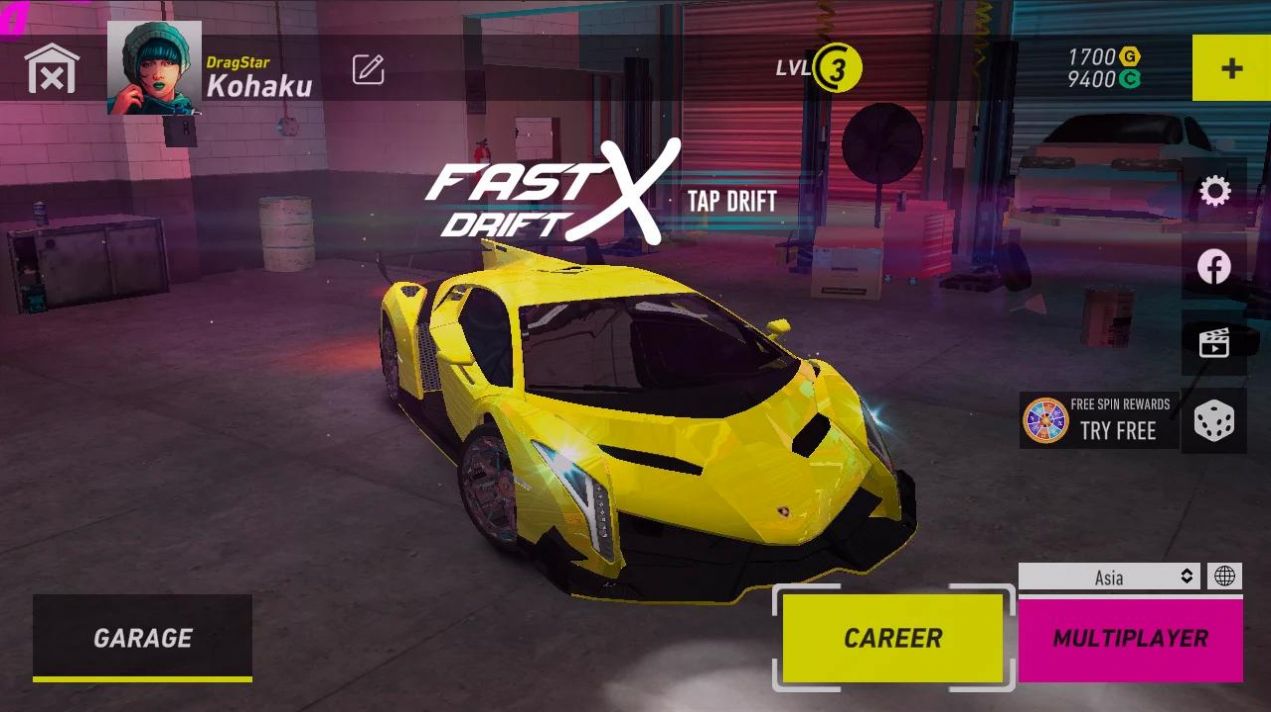 เกม Fast Drift X