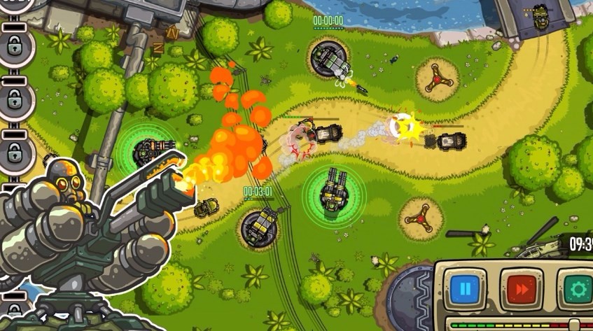 Defense mobile game