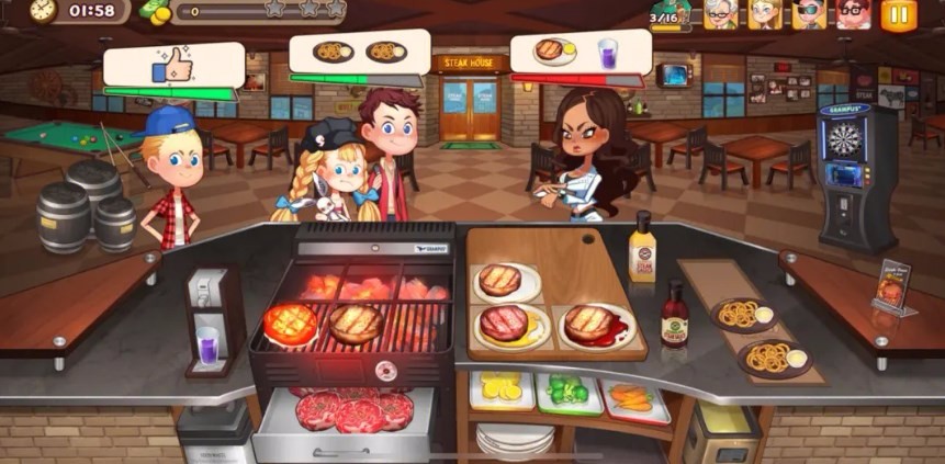 Cooking mobile games