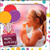 Happy birthday photo and card app