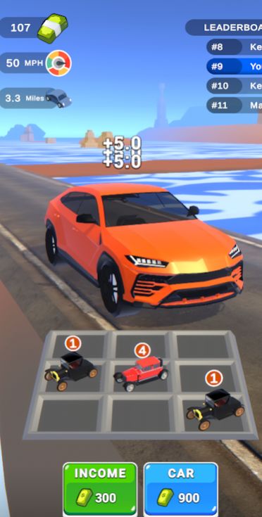 Car Merge Racing Game