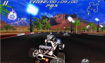 Versión Android de carreras de karts extremas