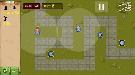 The latest version of retro tower defense