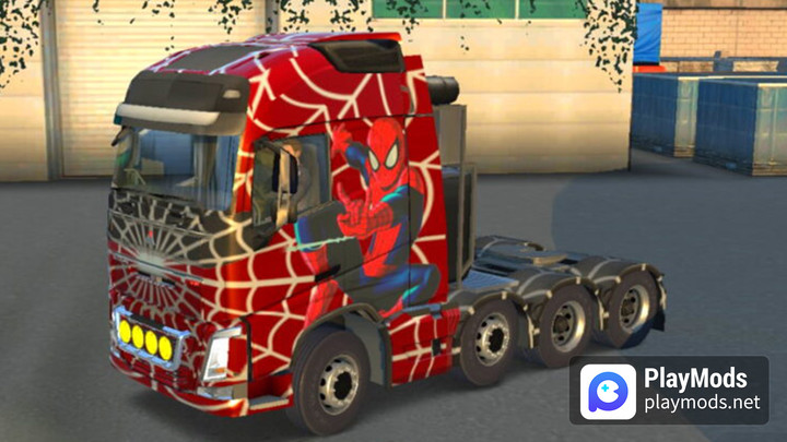 وحدة الجلد المدمجة في Euro Truck Simulator 3v0.38.6