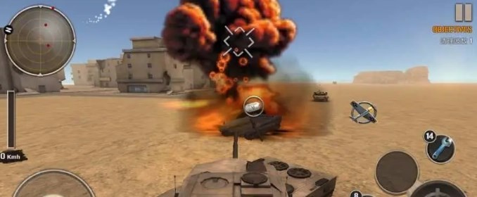 Exciting and fun tank mobile game