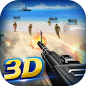 Landing on the beach 3d nine game game