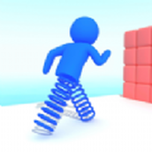 spring legged runner game